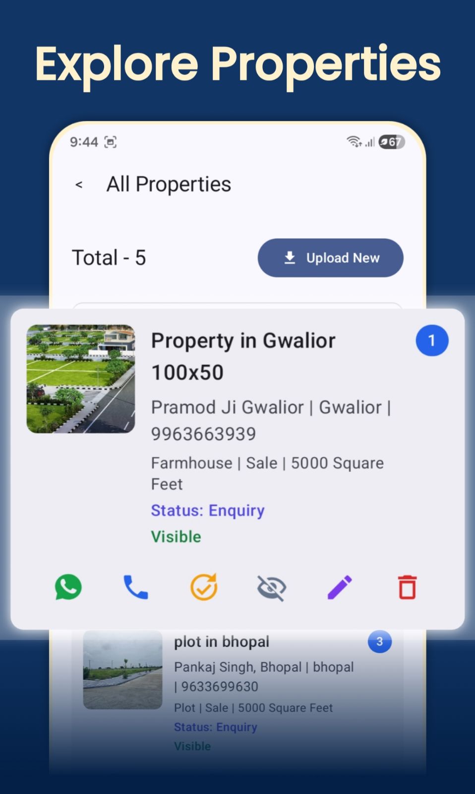 Explore Properties